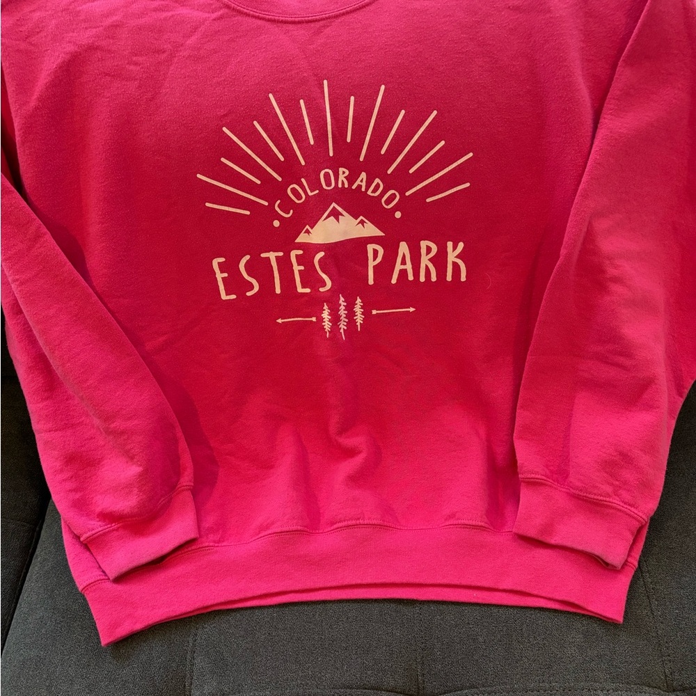 Estes Park Pink Sweatshirt